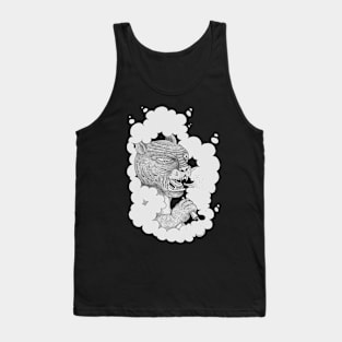 SMOKING CAT Tank Top